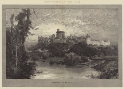 Windsorský zámek od Charles Auguste Loye